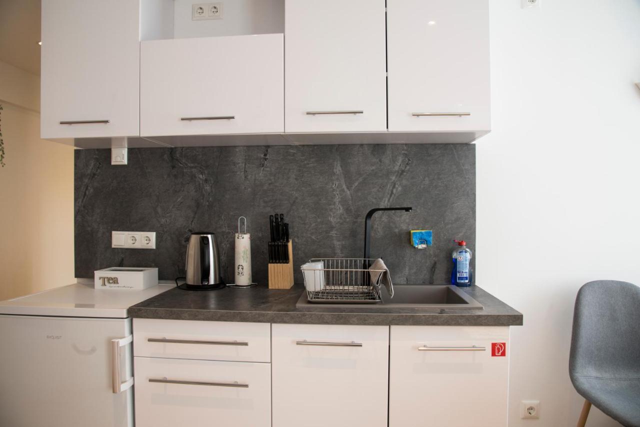 Schoene Ferienwohnung 54 M², Zentrumsnah, Kingbett エアフルト エクステリア 写真